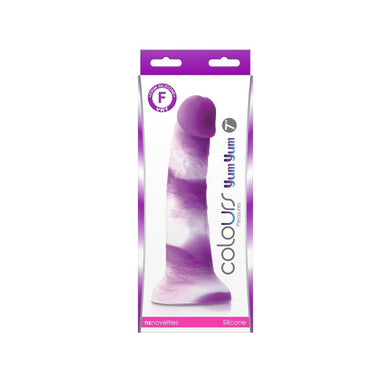 Colours Pleasures Yum Yum Dildo - Purple