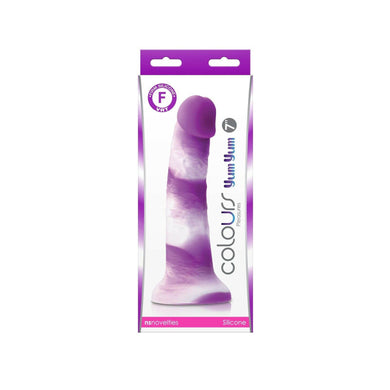 Colours Pleasures Yum Yum Dildo - Purple