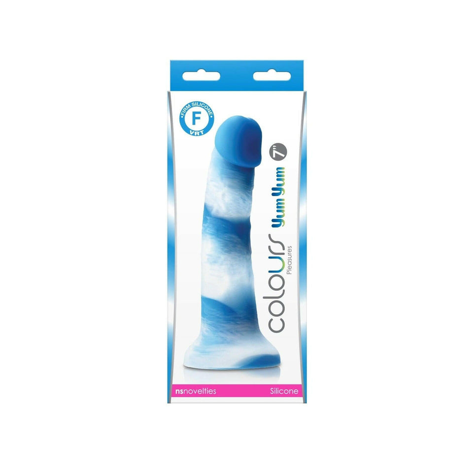 Colours Pleasures Yum Yum Dildo - Blue