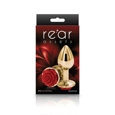 Rear Assets Rose Anal Plug - Red