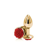 Rear Assets Rose Anal Plug - Red
