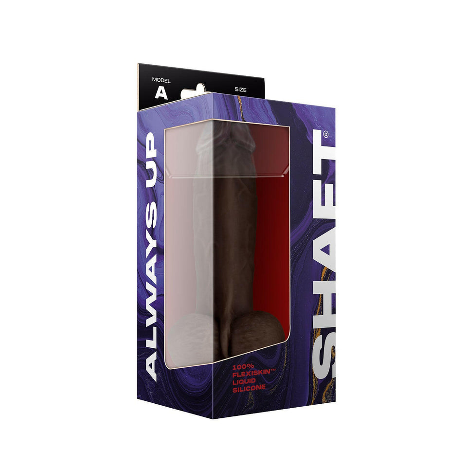 Shaft Model A Liquid Silicone Dong With Balls 8.5 In.