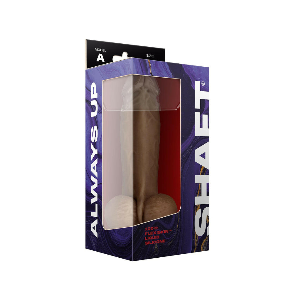 Shaft Model A Liquid Silicone Dong With Balls 8.5 In.