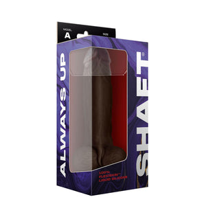 Shaft Model A Liquid Silicone Dong With Balls 9.5 In.