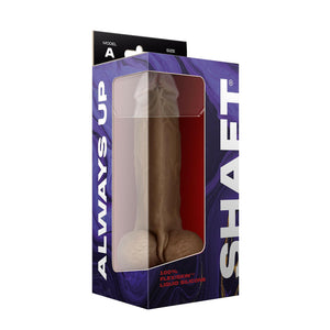 Shaft Model A Liquid Silicone Dong With Balls 9.5 In.
