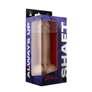 Shaft Model A Liquid Silicone Dong With Balls 9.5 In.