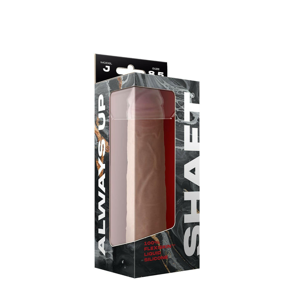 Shaft Model J Liquid Silicone Dong 8.5 In.