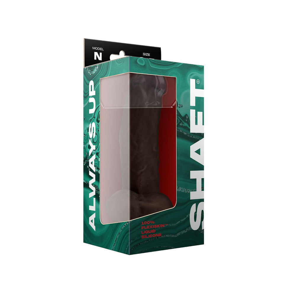 Shaft Model N Liquid Silicone Dong With Balls 8.5 In.