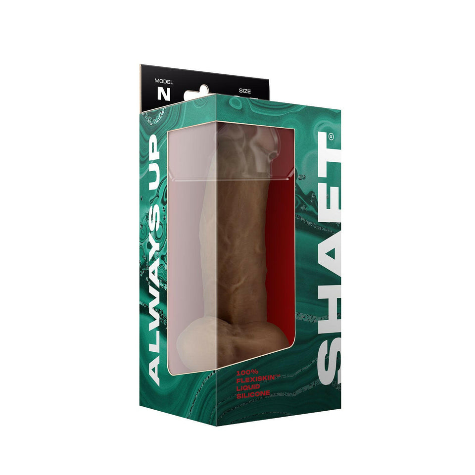 Shaft Model N Liquid Silicone Dong With Balls 8.5 In.