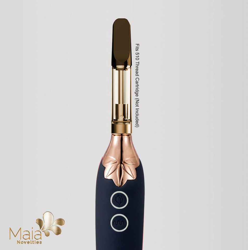 VAPORATOR Silicone Smokable Vibrator Black 420 Series