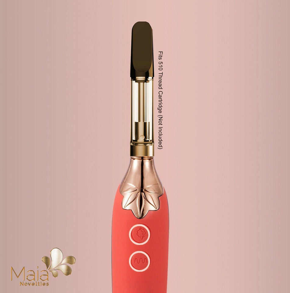 VAPORATOR Silicone Smokable Vibrator Black 420 Series