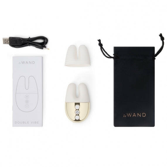 Le Wand Double Vibe White Gold