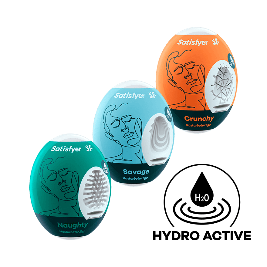 Satisfyer Masturbator Egg 3er series